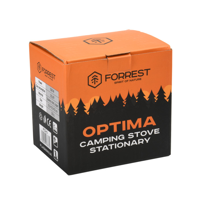Портативний газовий пальник на балон Forrest Optima Camping Stove Stationary