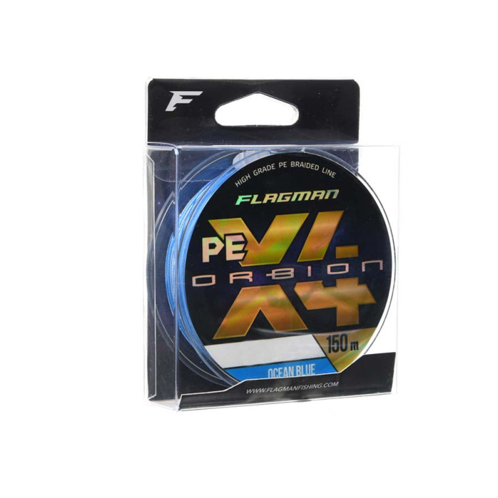 Шнур Flagman Orbion PE X-4 150м 0.14мм Ocean Blue