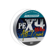 Шнур Flagman All-Round PE X-4 150м 0.14мм Grey