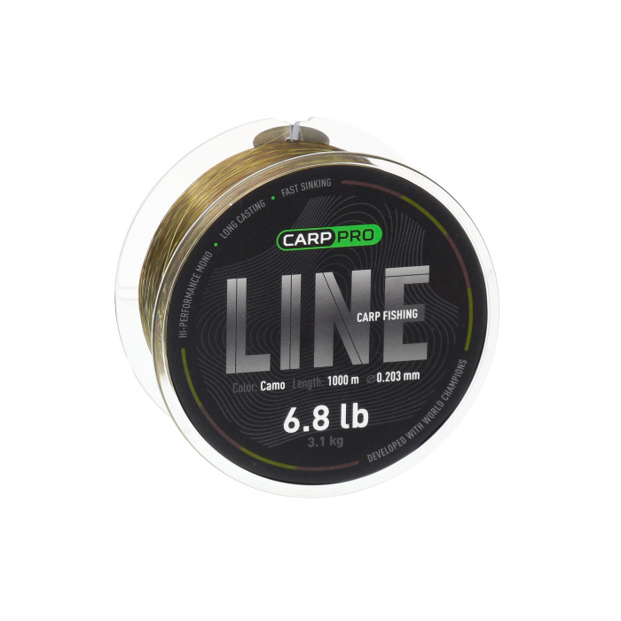 Жилка Carp Pro Carp Fishing Line Camo 300м 0.286мм