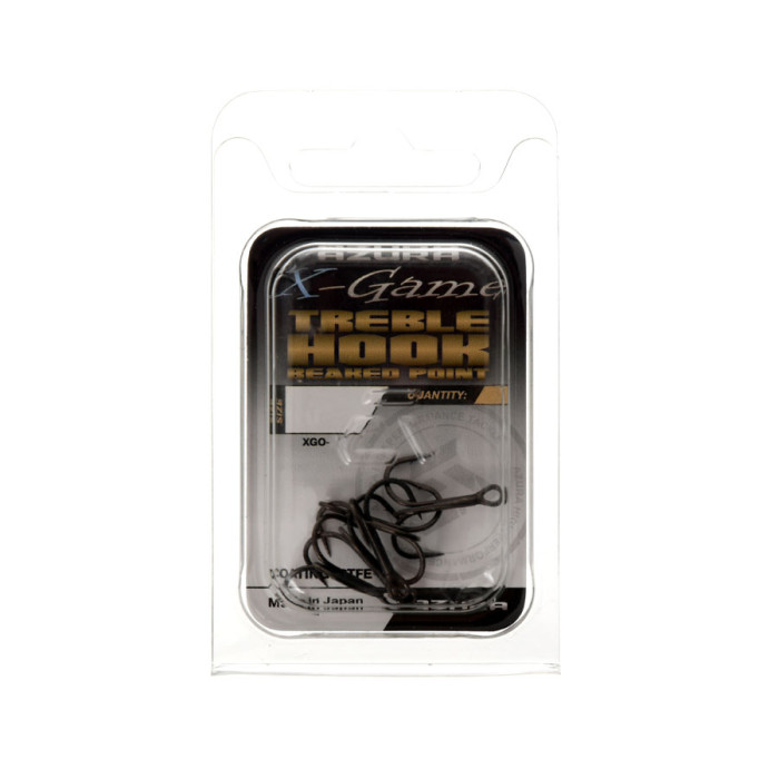 Трійники Azura X-Game Beaked Point Treble Hook №4