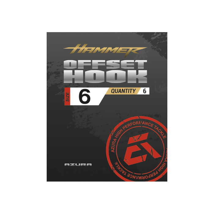 Гачки Azura Hammer Offset Hook #06
