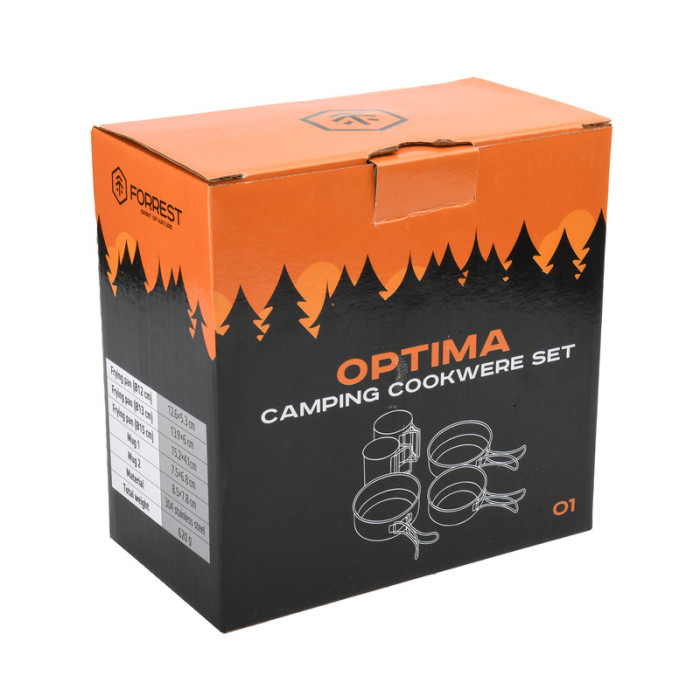 Набір посуду Forrest Optima Camping Cookwere Set SS 01