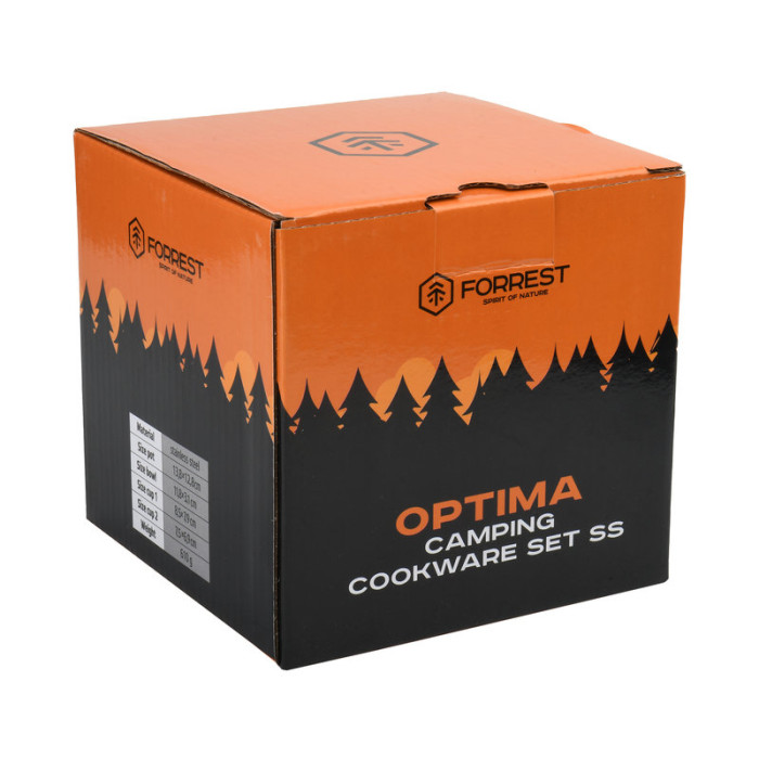 Набір посуду Forrest Optima Camping Cookwere Set SS 02