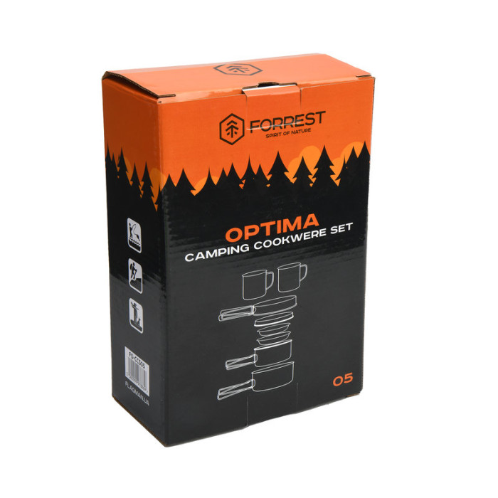 Набір посуду Forrest Optima Camping Cookwere Set SS 05