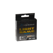 Шнур Azura X-Game Light Game Nano X8 PE White 150м #0.2-0.074мм