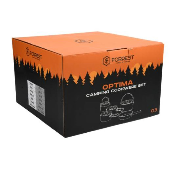 Набір посуду Forrest Optima Camping Cookwere Set SS 03
