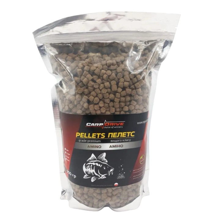 Pellets, пелети короповий, пелети Amino (Аміно) Carp Drive 8 мм 900гр
