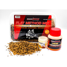 Методний пелетс, флет метод мікс Кукурудза-Тигровий горіх (Corn-Tiger Nut) Carp Drive 5 в 1