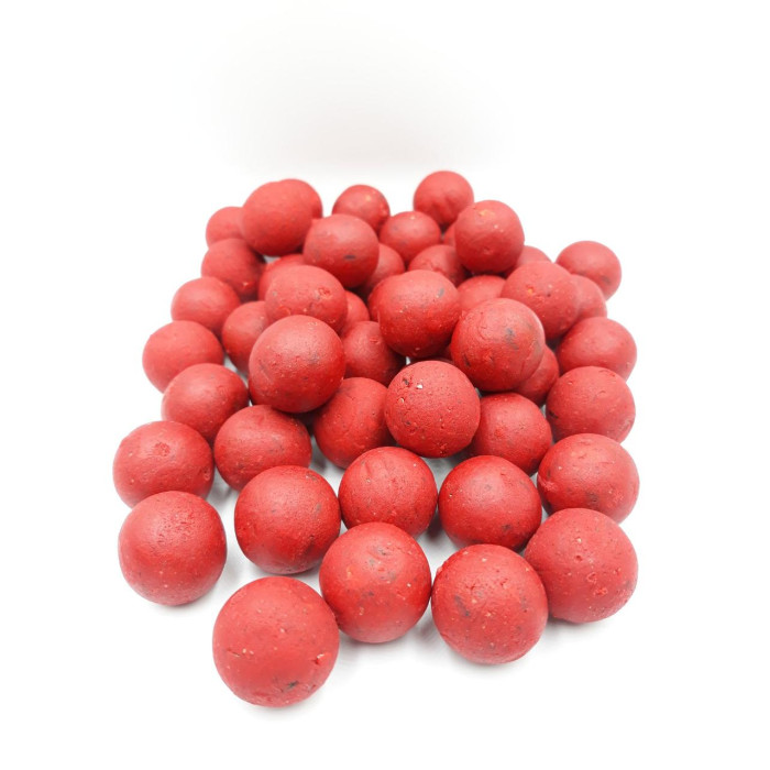Бойли розчинені Полуниця Халібут (Strawberry Halibut) 24 мм 500г Carp Drive