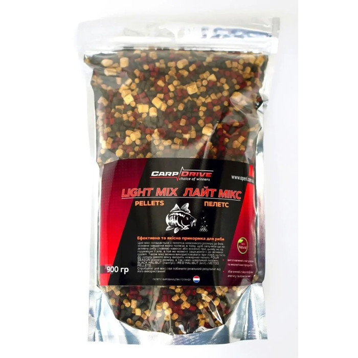 Пеллетс мікс Carp Drive Light Mix (преміум класу) 900г