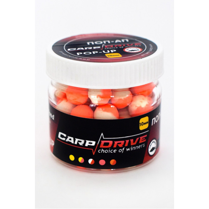 Плаваючий Бойл, поп ап для риболовлі, поп ап Тутті Фрутті (Tutti fruit) 10 мм Carp Drive