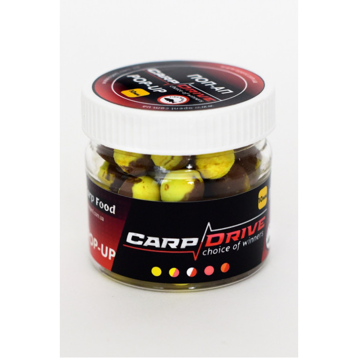 Плаваючий Бойл, поп ап для риболовлі, поп ап Кріль-Ананас (Krill-Pineapple) 10 мм Carp Drive