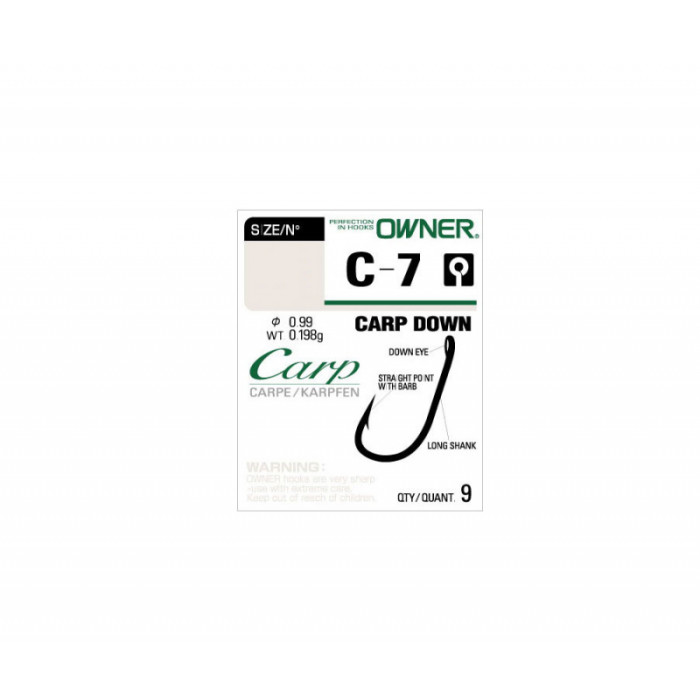 Гачки Owner Carp Down C7-53267 №4