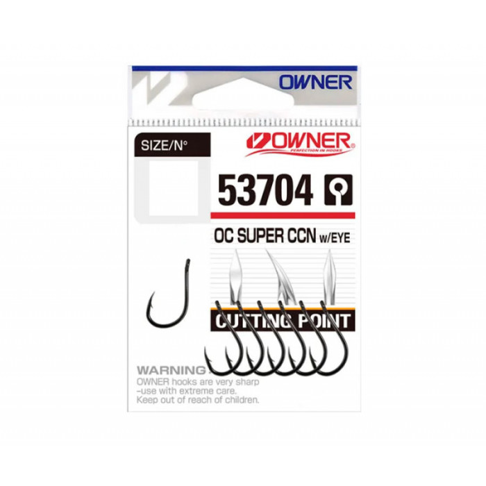 Гачки Owner Cut Super CCN with Eye 53704 №6