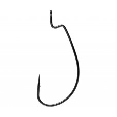 Гачки Owner J-Light Worm Hook 5109 (B-94) №1/0 Black chrome