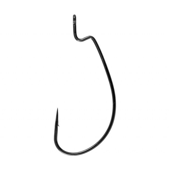 Гачки Owner J-Light Worm Hook 5109 (B-94) №3/0 Black chrome
