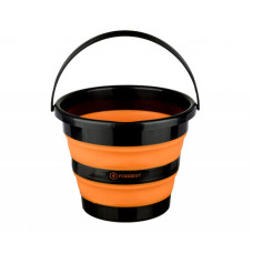 Відро Forrest Folding bucket силіконове складне, помаранчевий 10 л.