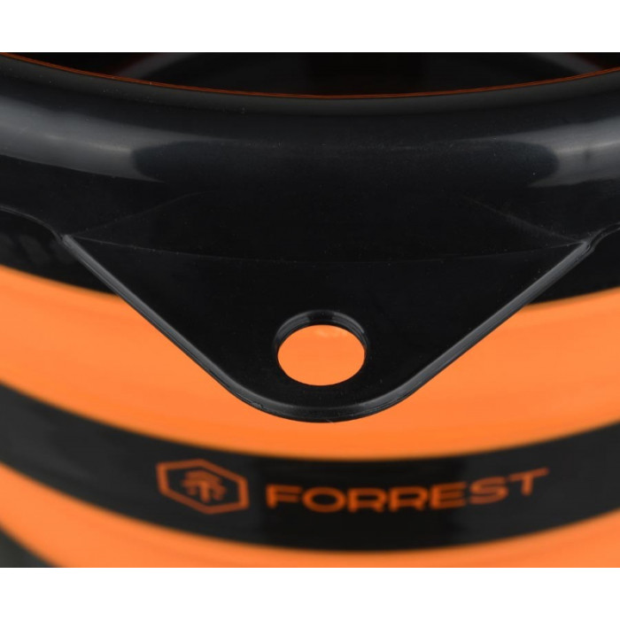 Відро Forrest Folding bucket силіконове складне, помаранчевий 10 л.