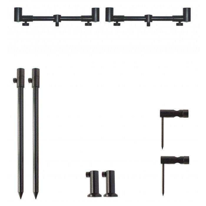 Набір стійок з телескопічними буз барами World4Carp Stand Kit Universal 2