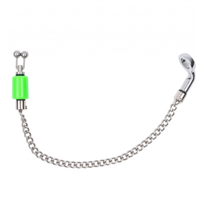 Індикатор покльовки World4Carp Mini Hanger Kit steel chain зелений (green)