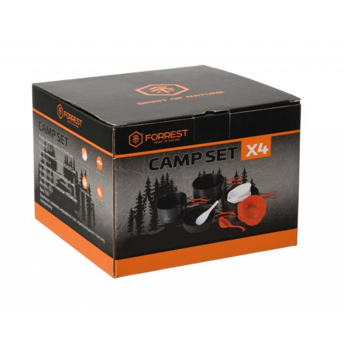 Набір посуду Forrest Camp Set X4