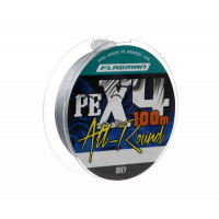 Шнур Flagman All-Round PE X-4 100м 0.23мм Grey
