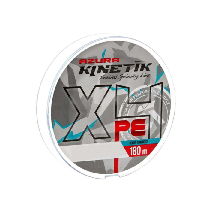 Шнур Azura Kinetik X4 Turquoise 150м #1 0.165мм