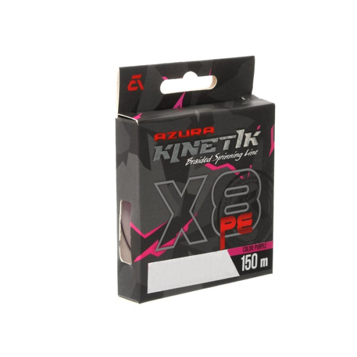 Шнур Azura Kinetik X8 Purple 150м #0.8 0.148мм