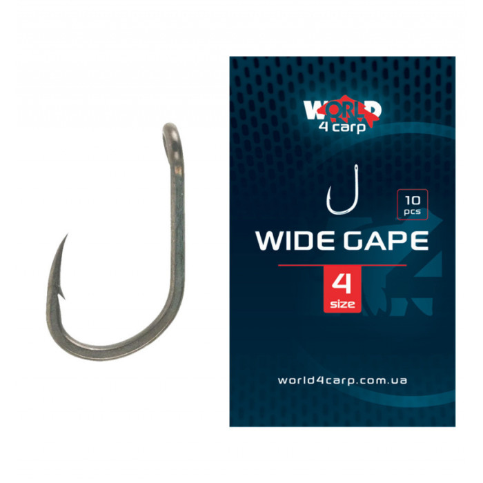 Короповий гачок W4C WIDE GAPE (вайд гейп) No 4
