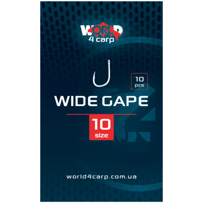 Короповий гачок W4C WIDE GAPE (вайд гейп) No 10