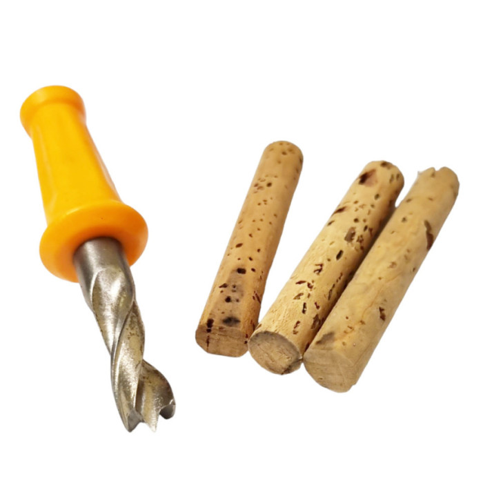 Набор корковых палочек 3 шт со сверлом W4C BAIT DRILL SET Ø 8 мм