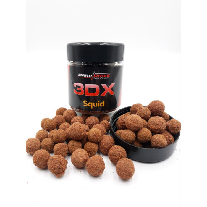 Насадочні бойли, бойли на коропа, бойли 3DX Кальмар (Squid) 12-14мм Carp Drive 100 гр.