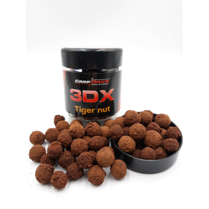 Насадкові бойли, бойли на коропа, бойли 3DX Тигровий горіх (Tiger nut) 12-14мм Carp Drive 100 гр.