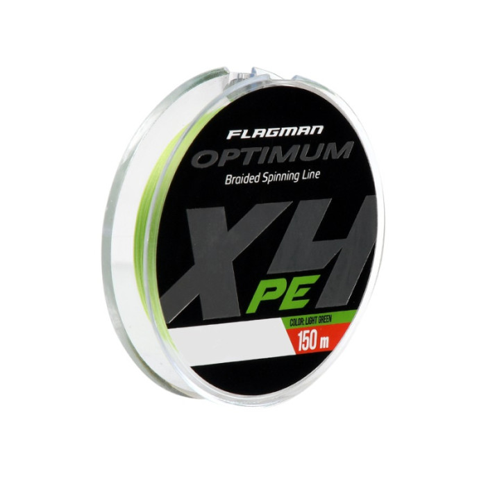 Шнур Flagman Optimum X4 Light Green 150м #0.5 0.117мм