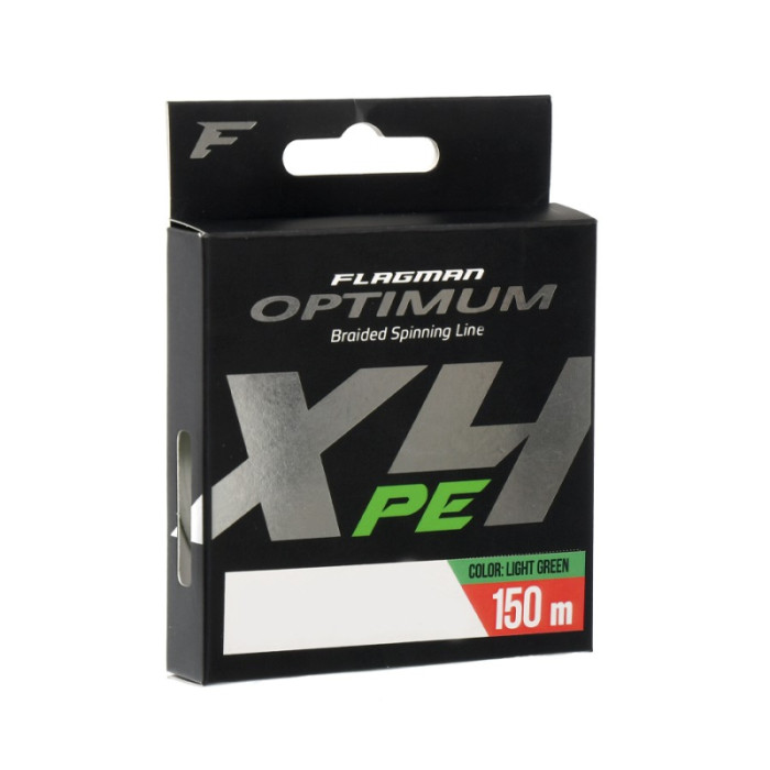 Шнур Flagman Optimum X4 Light Green 150м #0.5 0.117мм