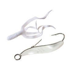 Блешня Mepps Timber Doodle 12г Silver/White