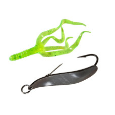 Блешня Mepps Timber Doodle 8г Black/Chartreuse