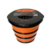 Відро силіконове з кришкою Forrest Folding Bucket Orange with cover 10л