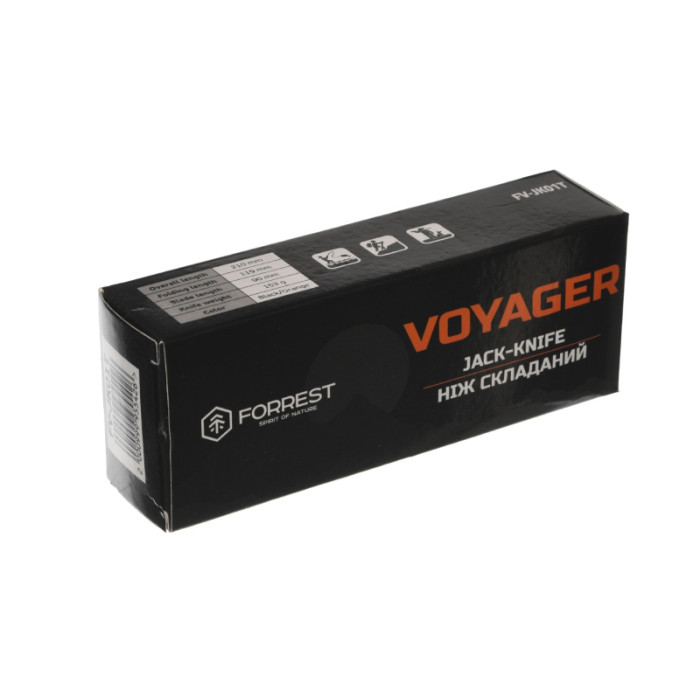 Ніж складний Forrest Voyager JK01T Jack-Knife Titanium