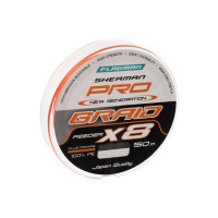 Шнур Flagman Sherman Pro NG Braid X8 Fluo Orange 150м 0.12мм