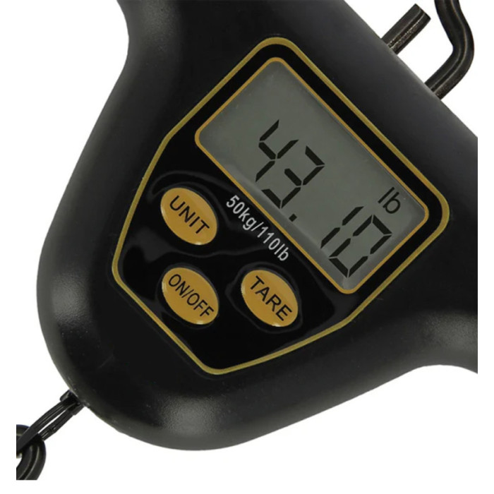 Електронні рибальські ваги з ручками World4Carp T-Line Digital Scaless, 50 кг