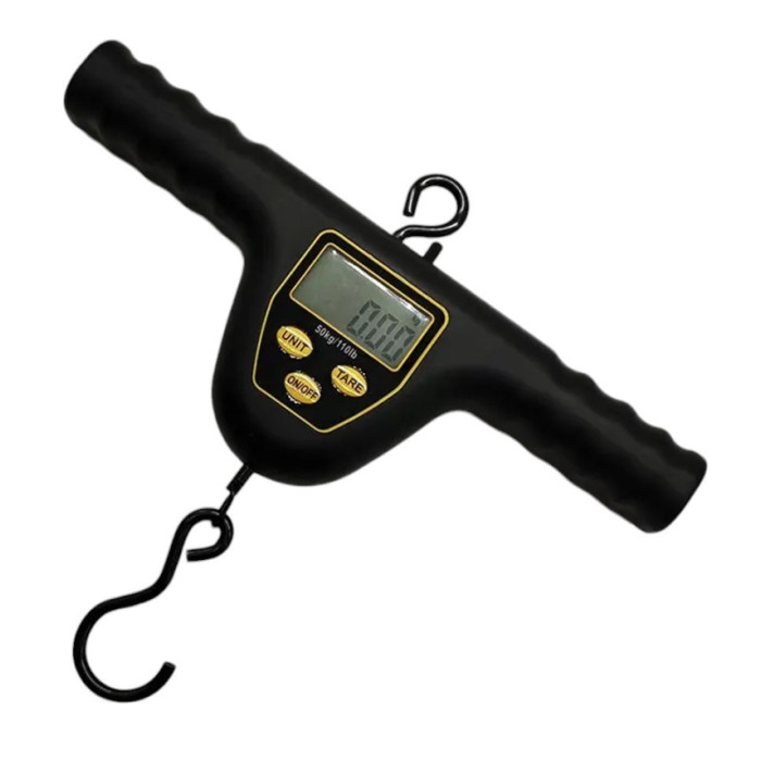 Електронні рибальські ваги з ручками World4Carp T-Line Digital Scaless, 50 кг