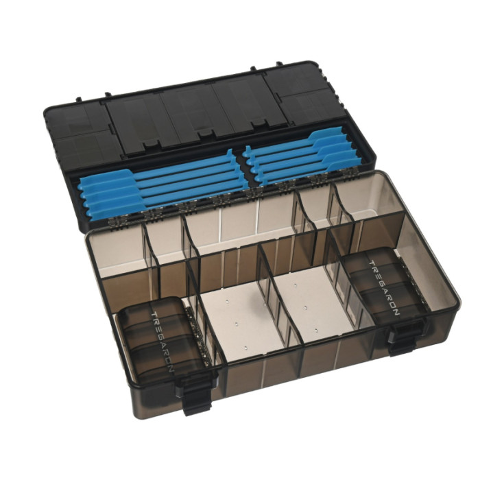 Коробка з магнітними мотовилами Flagman Tregaron Tackle Box with Rig Sticks 30x20x7.5см