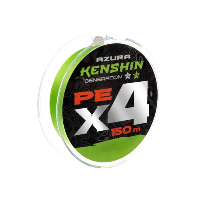 Шнур Azura '25 Kenshin X4 150м Light Green #0.8 0.148мм