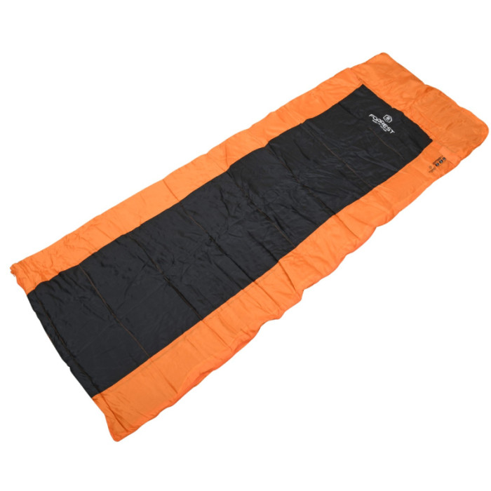 Спальний мішок Forrest Optima+ 20° C Sleeping Bag Orange-Black Right