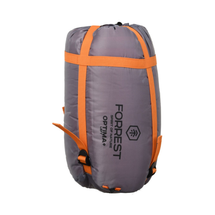 Спальний мішок Forrest Optima+ 20° C Sleeping Bag Orange-Black Right
