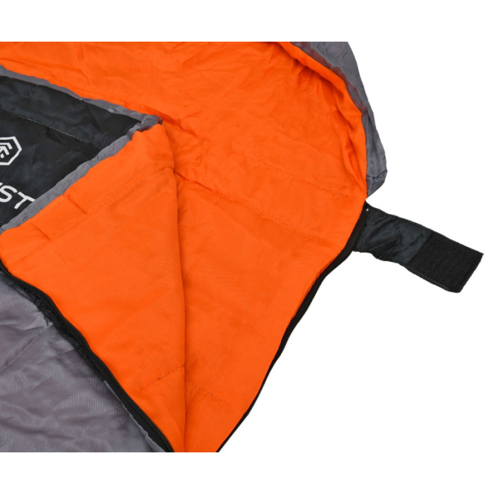 Спальний мішок Forrest Voyager 20°C Sleeping Bag Gray-Black Left