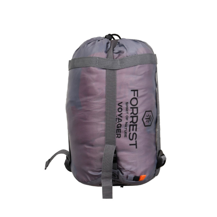 Спальний мішок Forrest Voyager 20°C Sleeping Bag Gray-Black Left
