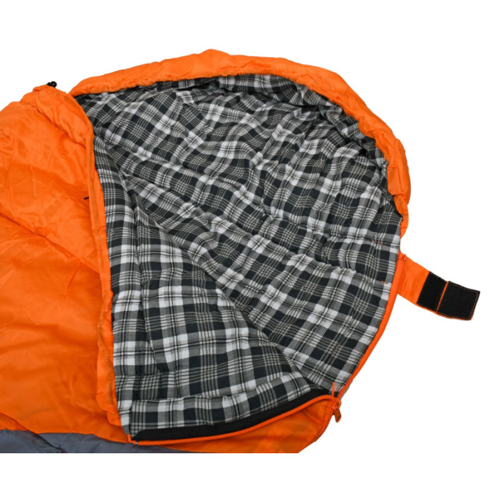 Спальний мішок Forrest Voyager+ 16°C Sleeping Bag Orange-Gray Leftt